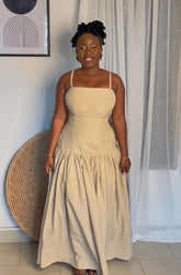 Fowoke Dress (Beige)